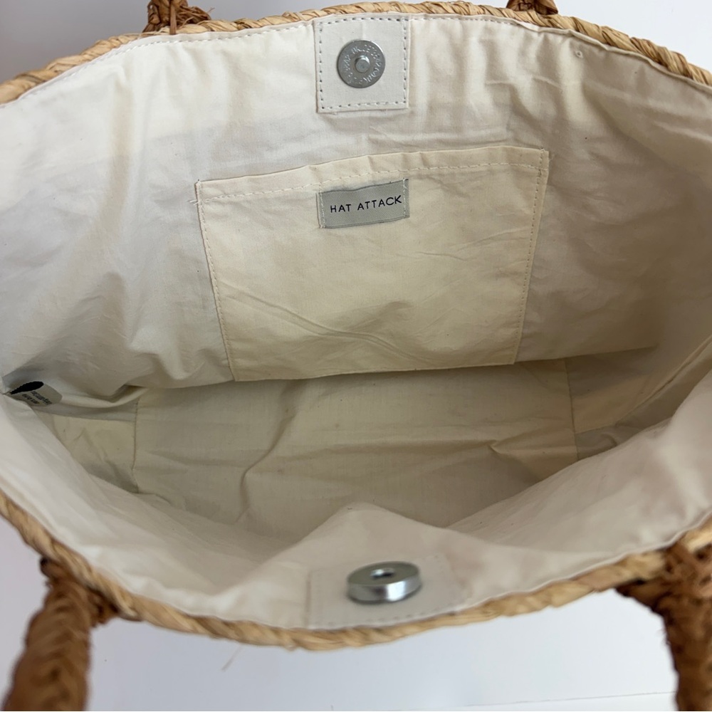 Hat Attack Cameron Handheld Raffia Bag - Picture 4 of 4